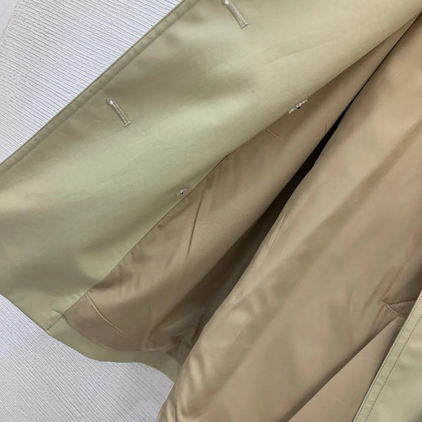 CD 26S Colorblock Double-Breasted Trench Coat
