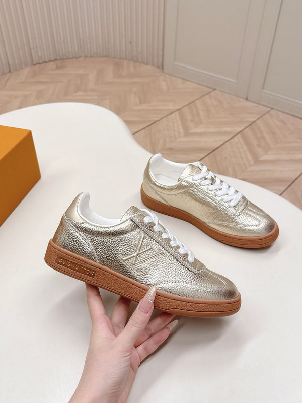 LV 2026 Frontrow Sneaker Golden Cowhide 595446