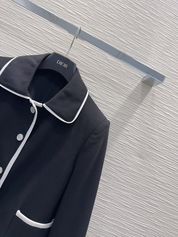 CD 26s Jacket Black White Technical Knit 414371
