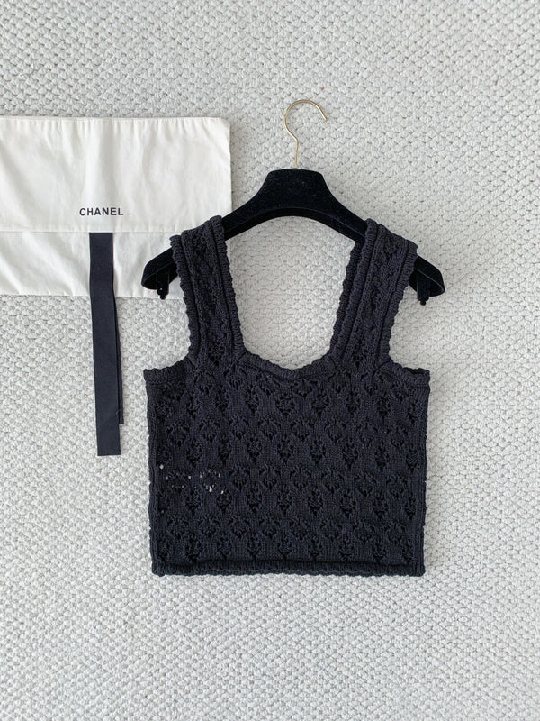 CL Camisole Vest Cotton Pointelle 380647