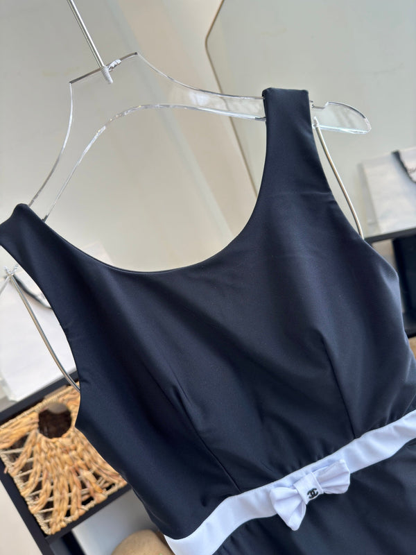 Chanel Bikini Black Cotton 185834
