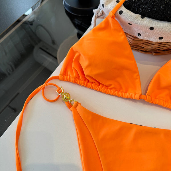 Versace Two-Piece Bikini Orange 203035