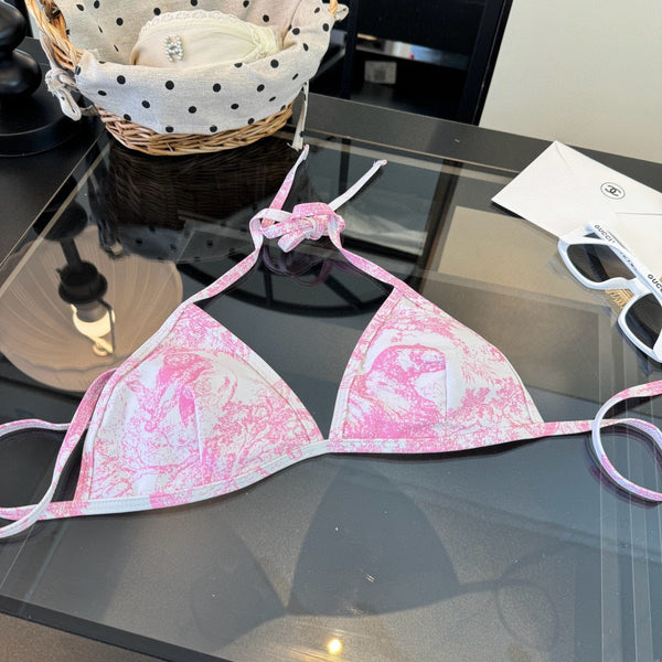 CD 26s Two-Piece Bikini Pink Colorful 201825