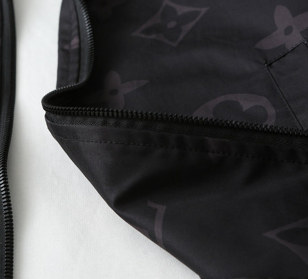 LV BLACK MONOGRAM HOODED JACKET 238975