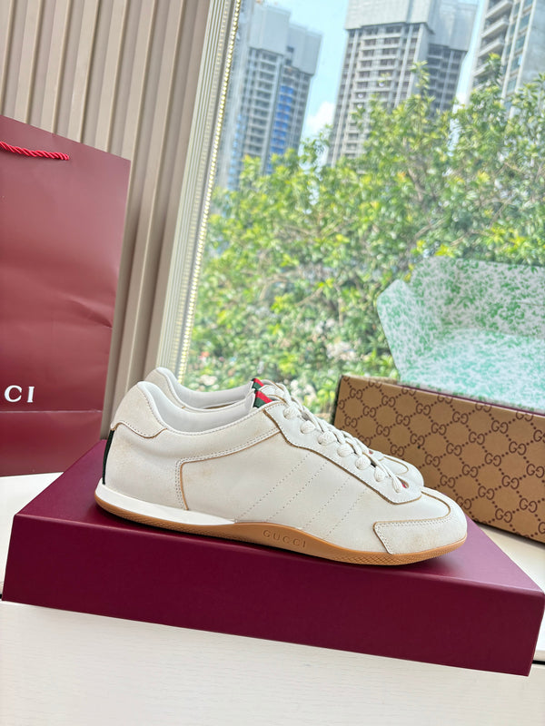 Gucci Shift Damen sneaker Varianten Schwarzes Off-White Leather 506839