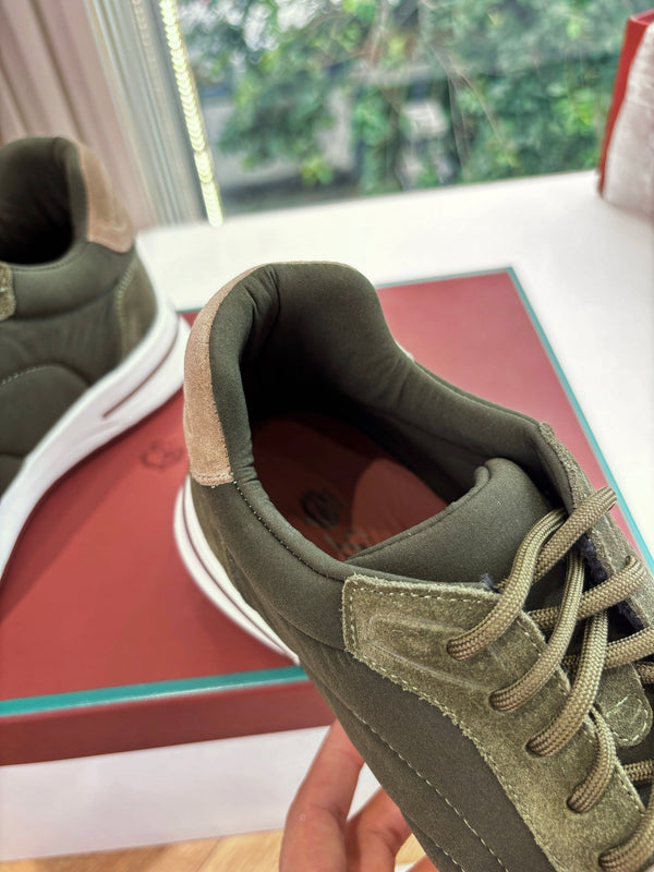 LP Weekend Walk Sneaker Olive Green Suede 549522