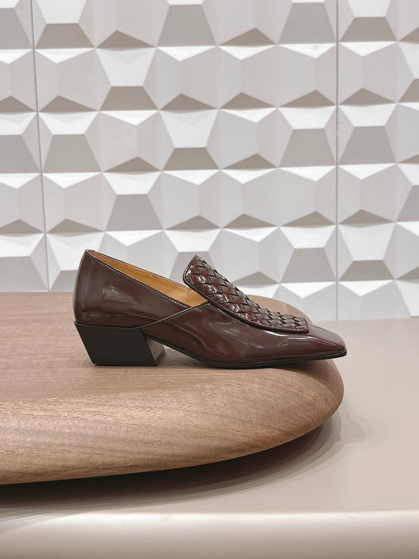 BV Ventura Loafer Loafer 4cm Brown Calfskin 613294