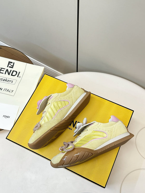 FF Wave Pulse Yellow Fabric Suede 862620