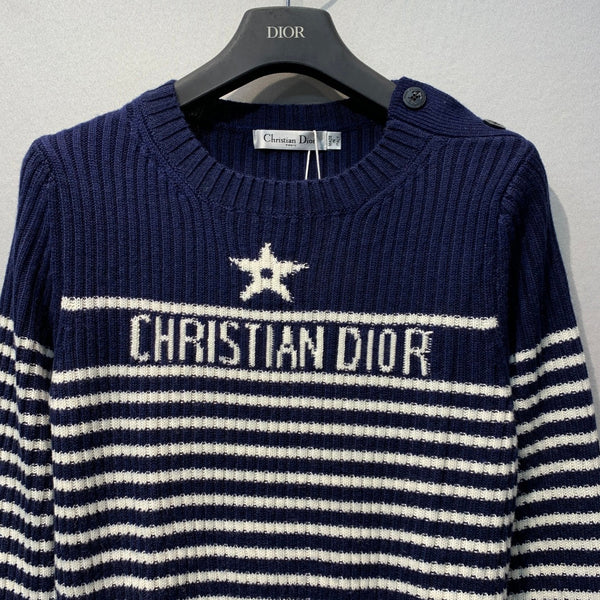 CD 26s Lucky Star Striped Knit Sweater Wool 413833