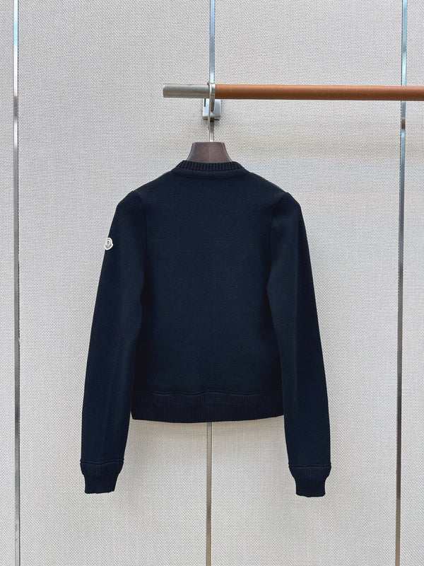 Moncler 26s Cardigan Padded Jacket Knit Nylon 429069