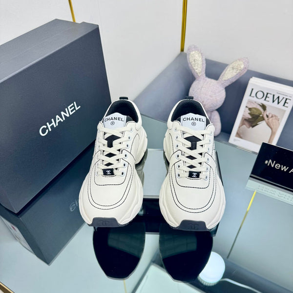 CC Sneaker White with Logo Cowhide 238621