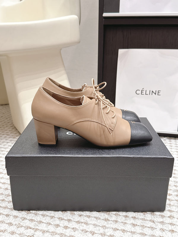 CC 2026 Mary Jane Shoes 50mm Cowhide 930696