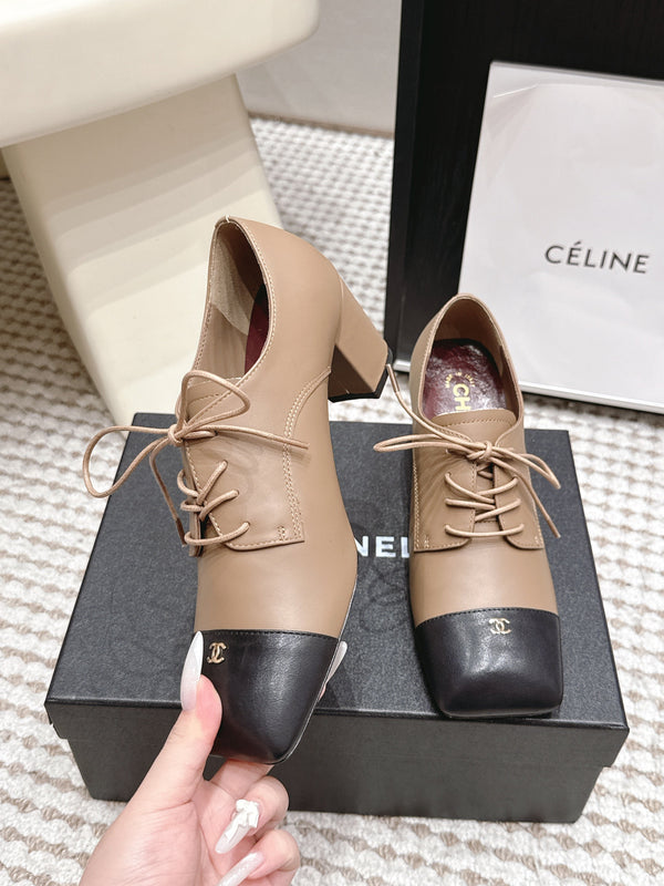 CC 2026 Mary Jane Shoes 50mm Cowhide 930696