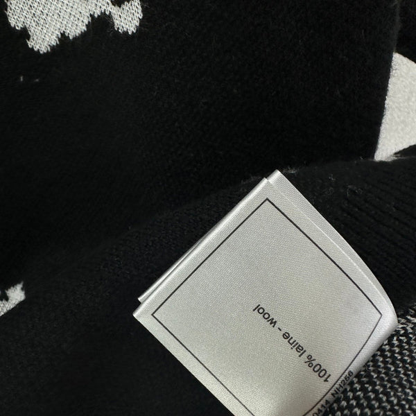 CC Polo Black & White Wool 346019