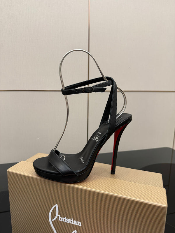 CL Miss Z Sandal 12cm Black Cowhide 828156