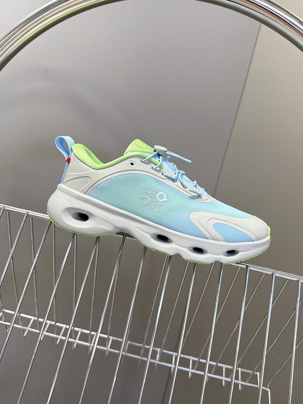 Loewe x On Cloudsolo Sneakers Light Blue Green Polyester and Mesh 536841