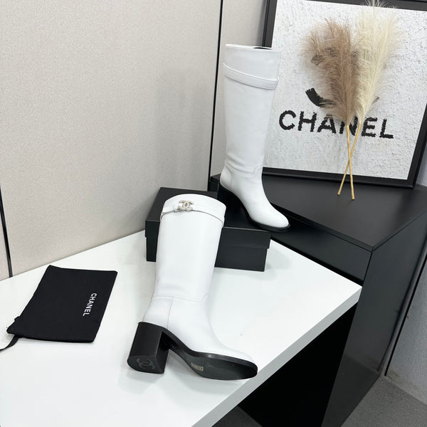CC FW 2026 Long Boot White Cowhide 925681