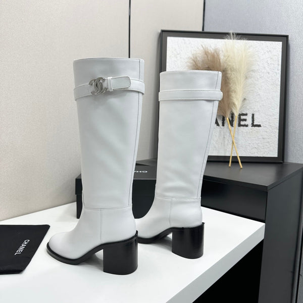 CC FW 2026 Long Boot White Cowhide 925681