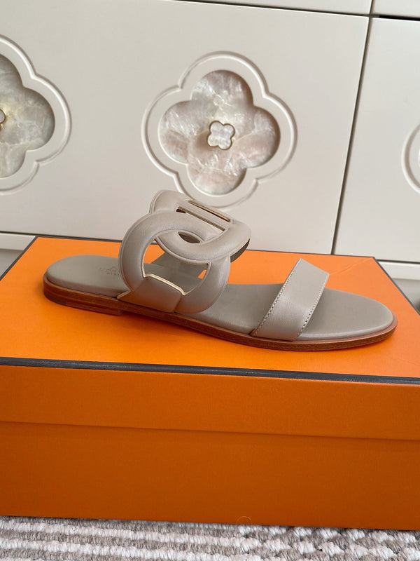 HM Lagune Sandal Light Taupe Leather 776550