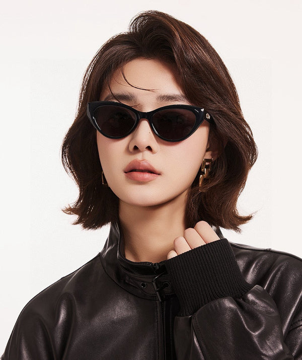 CAT EYE SUNGLASS D4109 IN ACETATE