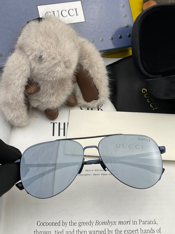 AVIATOR FRAME SUNGLASSES 1227 IN METAL