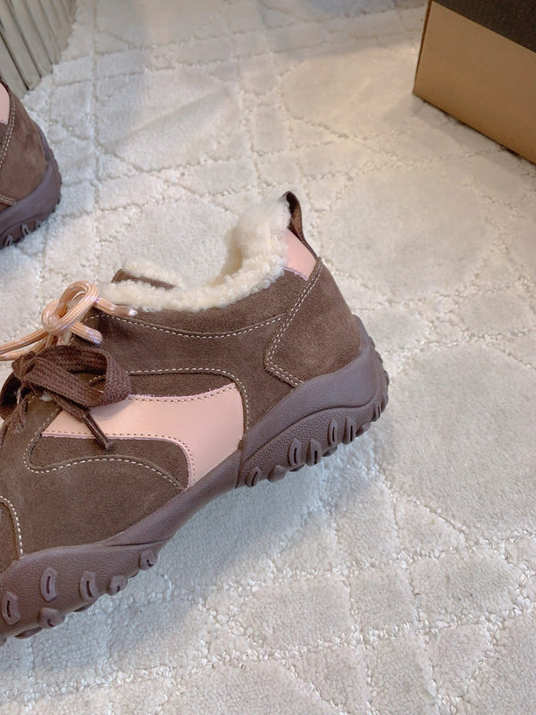 UGG Sneaker Pink Suede and Fleece 516900