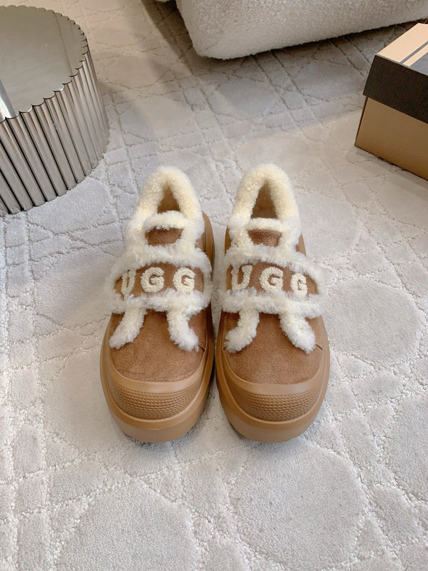 UGG Tazz Slipper Loafers Brown Suede and fleece 516903