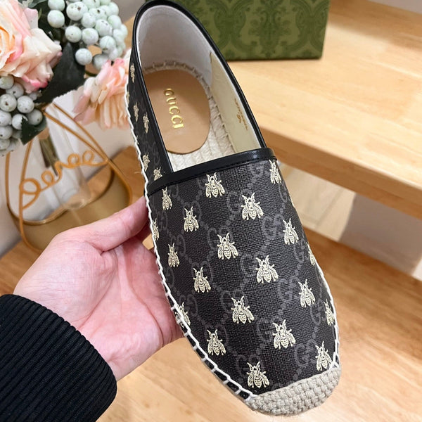 GG Supreme Flat Shoes Black Caro