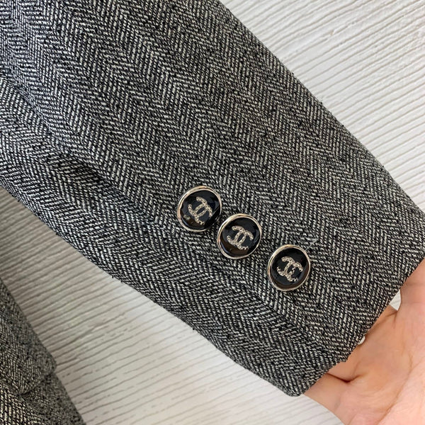 CC 26s Blazer Grey White Tweed 406355