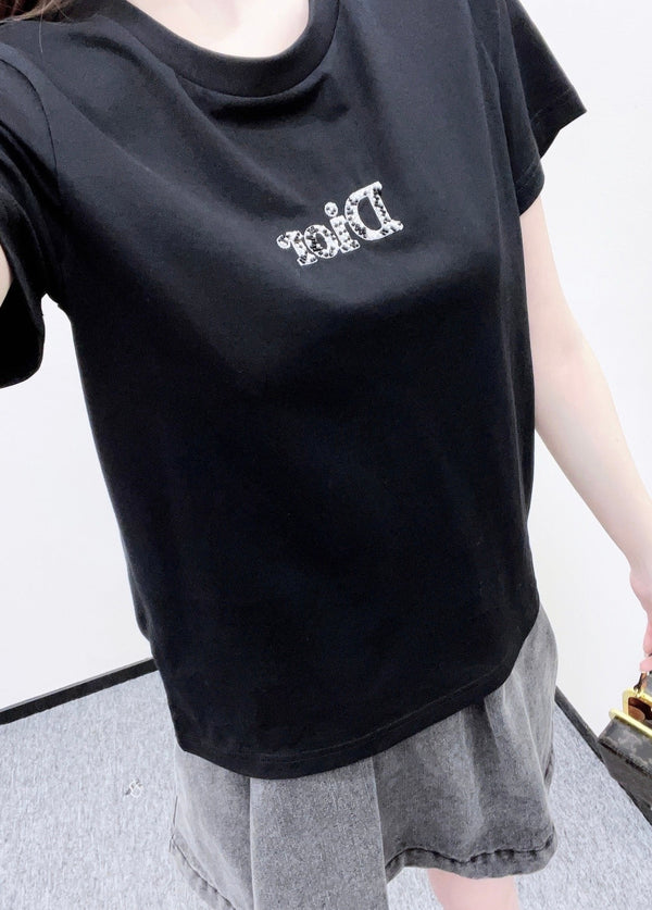 CD SS26 T-Shirt With Logo Cotton 351324
