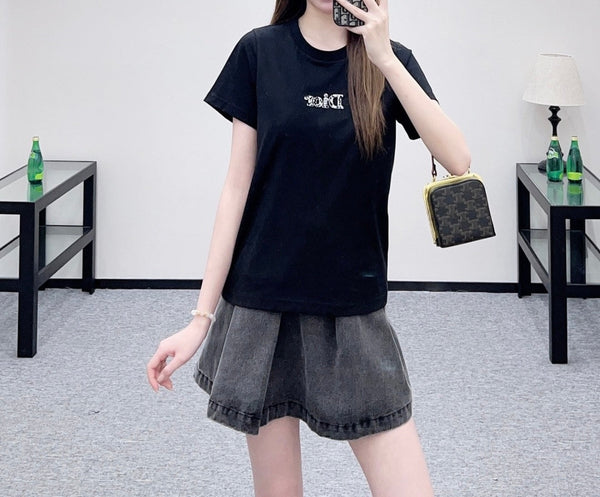 CD SS26 T-Shirt With Logo Cotton 351324