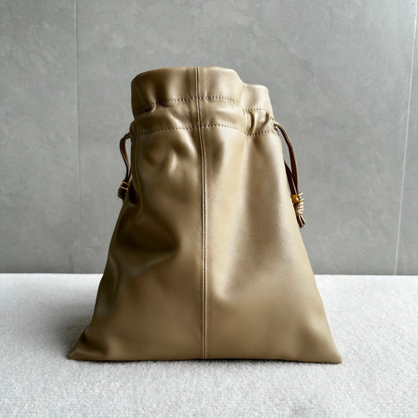 CL Crystal Pouch Taupe Lambskin