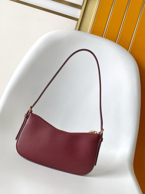 LV M25650 Pochette LV Bloom with Charm 23cm Red Calfskin GHW