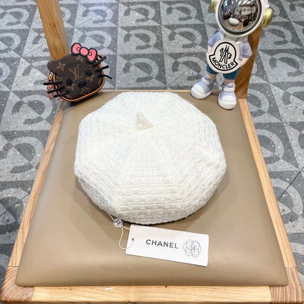 BERET HAT WHITE 431753