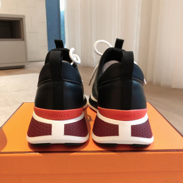 HM Hugo Sneakers Black Calfskin Suede 933473