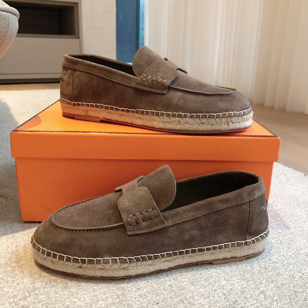 HM Trip Espadrille Chocolate Suede
