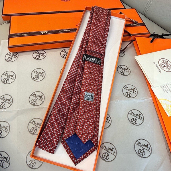 HM Hilario Tie Burgundy Twill Silk 210001