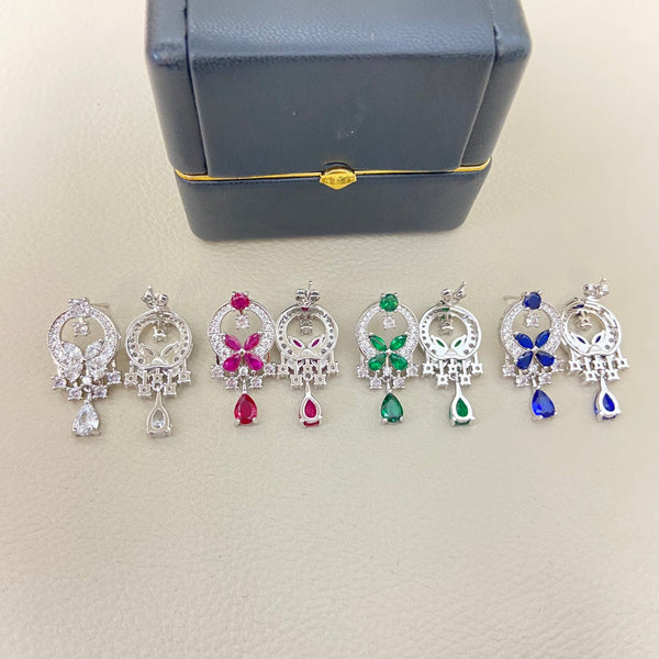 Graff New Popular Colorful Tassel Butterfly Earrings