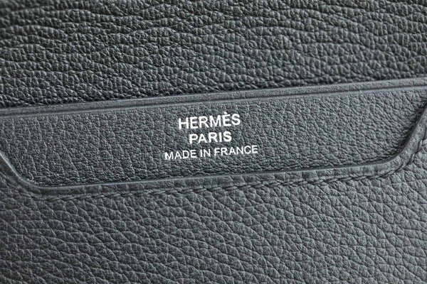 HM R.M.SCard Holder Black Togo Leather 284476