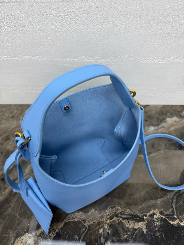 CL Small Hobo Blue Supple Smooth Calfskin