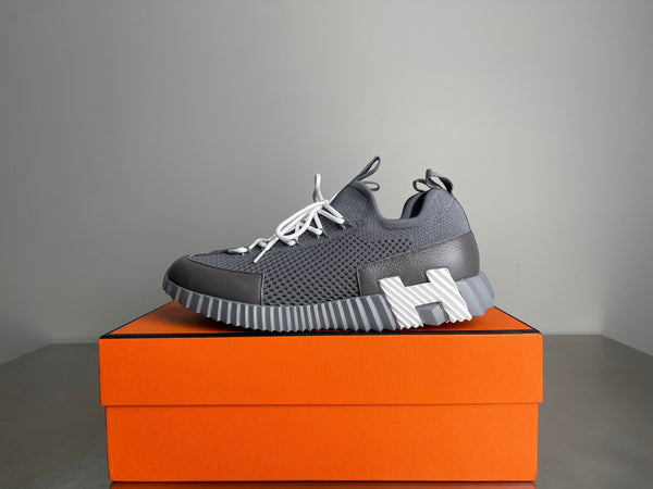 HM Men's 25 Lift Sneaker Grey Mesh Calfskin 703769