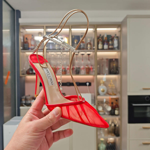Jimmy 25 Seada 100 Pump Red Cowhide 240048