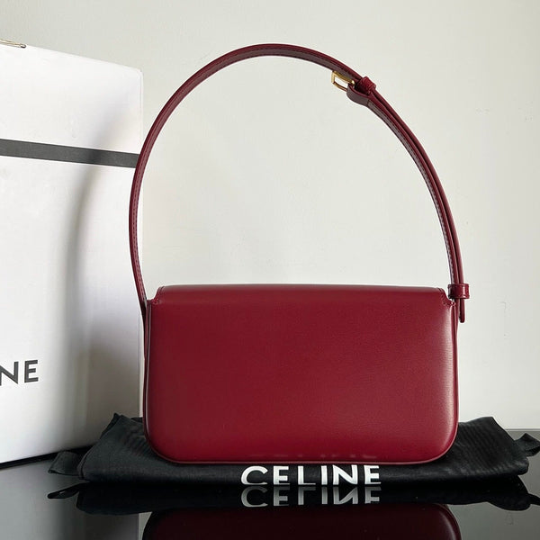 TRIOMPHE 20 BURGUNDY RED CALFSKIN