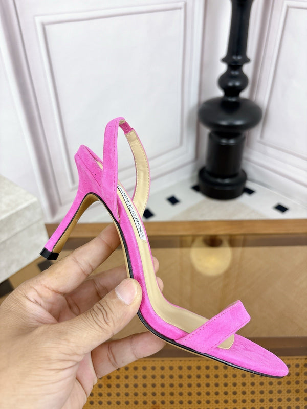 JC 26s Jenn Sandal Pink Suede 931998