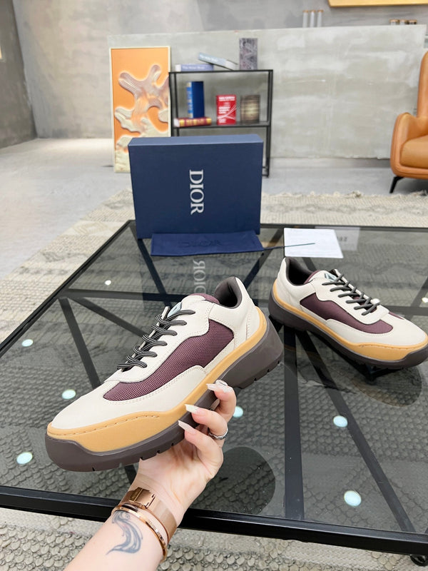 CD DEAN SNEAKER WHITE CALFSKIN