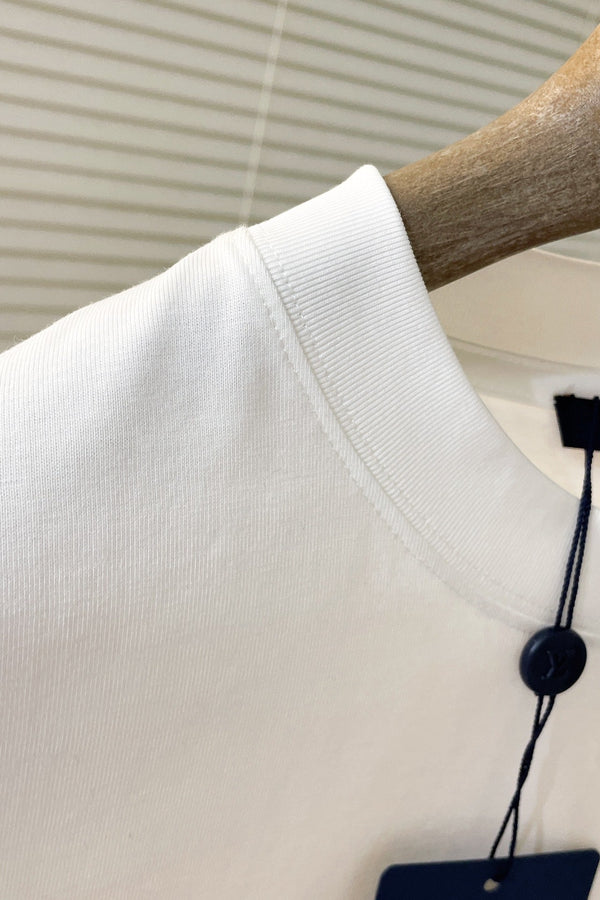 LV T-SHIRT WHITE MIX COLORFUL COTTON 239605