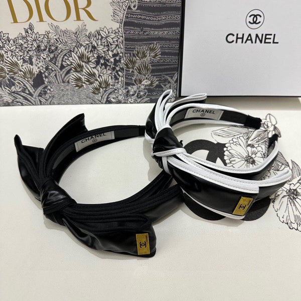 BLACK MIX WHITE SILK HAIRBAND 412467