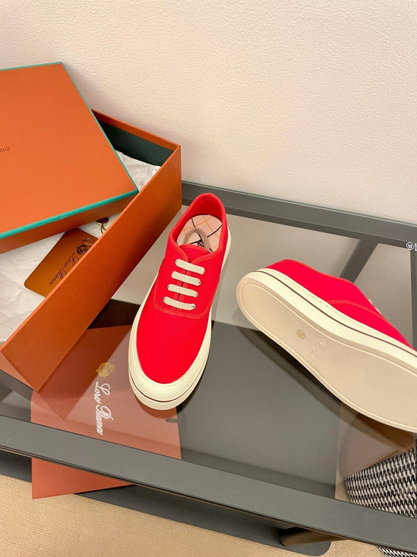 LP Nantucket Walk Sneaker Red Cotton 723198
