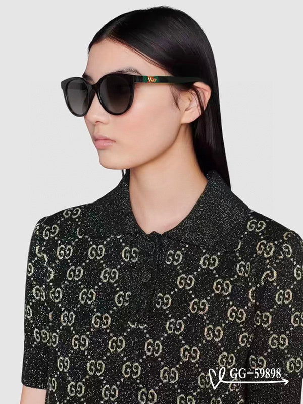 ROUND FRAME SUNGLASSES 59898 IN ACETATE
