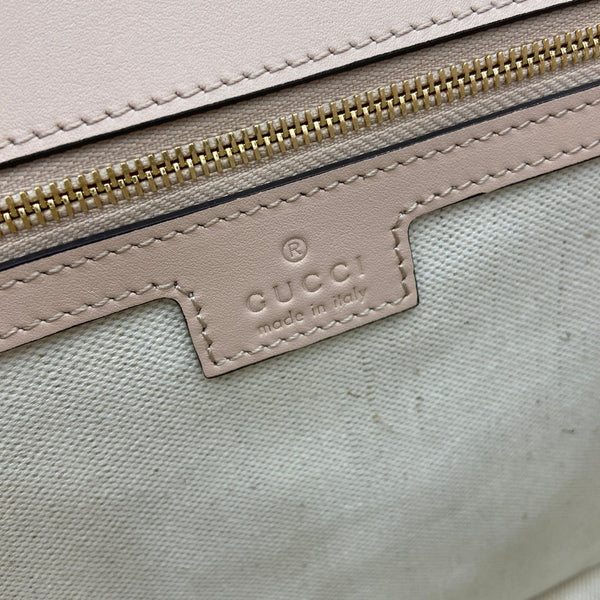BLONDIE MEDIUM SHOULDER BAG 32 IN BEIGE CALFSKIN GOLD HARDWARE